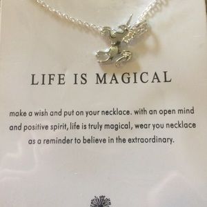Life is Magical Silver Necklace
